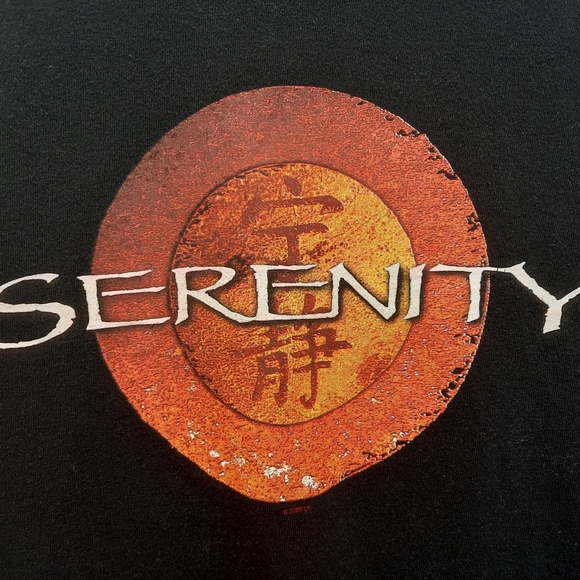 2005 Serenity "FireFly" Movie Promo Short Sleeve Tshirt Sz L Sci-Fi Films - Picture 2 of 7